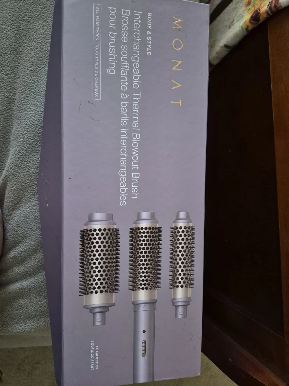 MONAT Body & Style Interchangeable Thermal Brush - Mauve